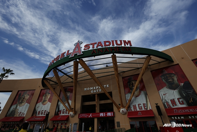 Angel Stadium. /AFPBBNews=NEWS1