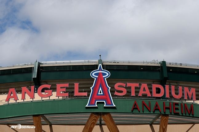 Angel Stadium. /AFPBBNews=NEWS1