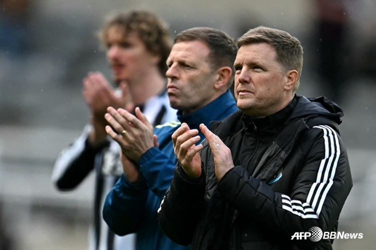 Newcastle manager Eddie Howe. /AFPBBNews=NEWS1