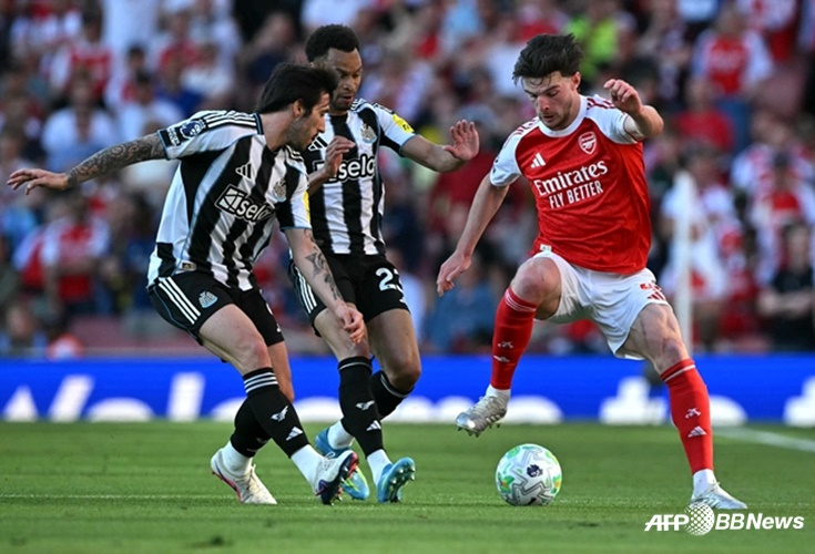 Newcastle vs. Arsenal match scene. /AFPBBNews=NEWS1