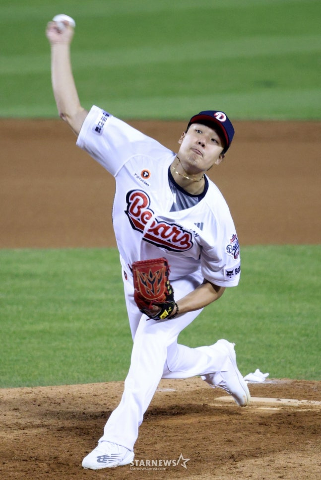 斗山ヤン·ジェフン。 /写真=スターニュース