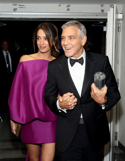 Джордж Клуни / AFPBB News = Новости 1 на церемонии награждения 27-го числа.