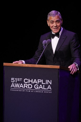 Джордж Клуни / AFPBBNews=News1 объявит о своих впечатлениях на церемонии награждения 27-го числа.