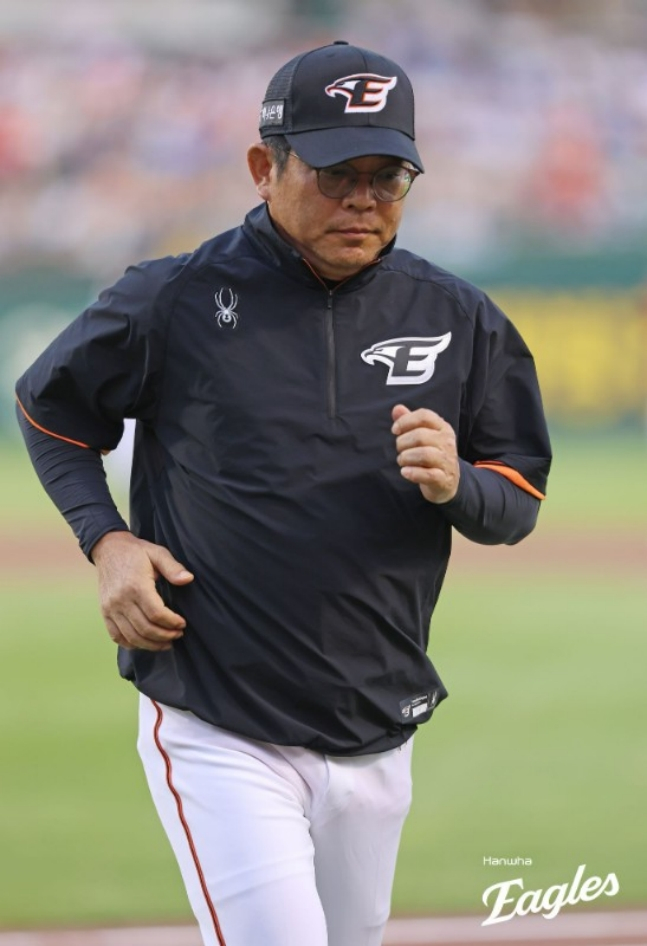 Тренер Ханва Иглз Санг Мун. /Фото = Предоставлено Hanwha Eagles