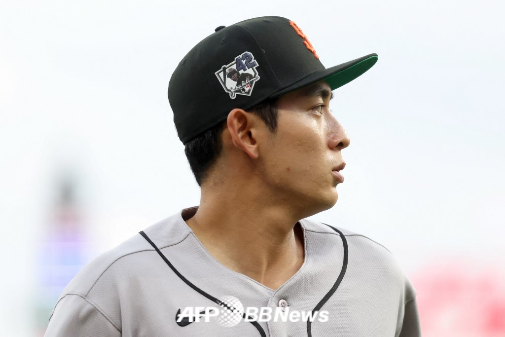 Cầu thủ sân ngoài Lee Jung-hoo của San Francisco Giants. /AFPBBNews = Tin tức 1
