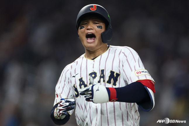 图为森下庄太参加WBC的比赛。 =法新社BBNews=新闻1。