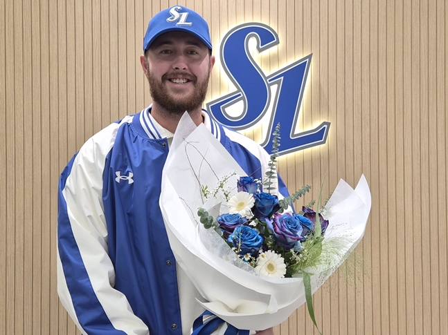 Aukerlin signed with Samsung in March. /Photo=Samsung Lions
