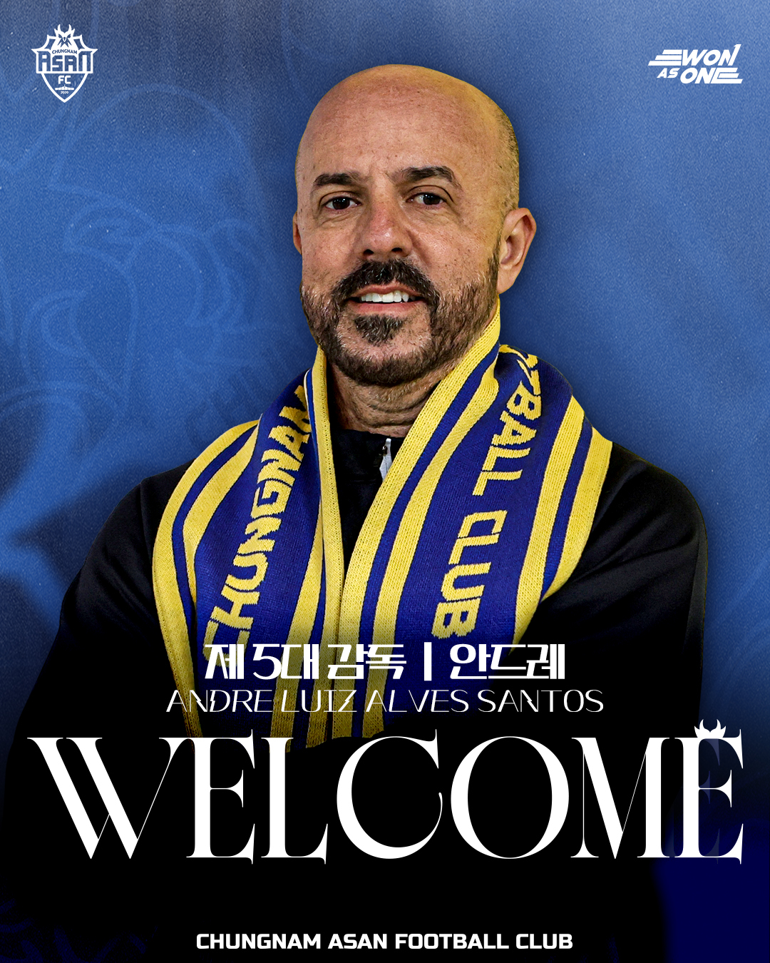 Андре, 5-й тренер Асан, Чхунчхоннам-до. /Фото = Предоставлено Асан из Чхунчхон-Намдо