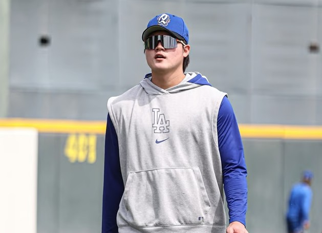 チャン·ヒョンソク./写真=ランチョ·クカモンガ·クエイクス公式SNS