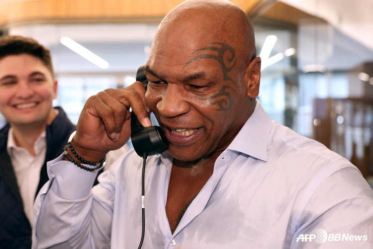 Mike Tyson. /AFPBBNews=NEWS1