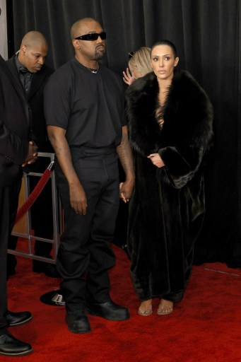Kanye West and Bianca Censori at the 2025 Grammy Awards /AFPBBNews=NEWS1