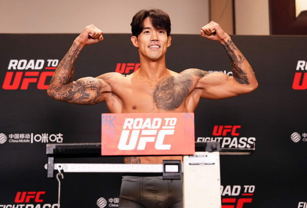 Song Young-jae at the weigh-in. /Photo=UFC official