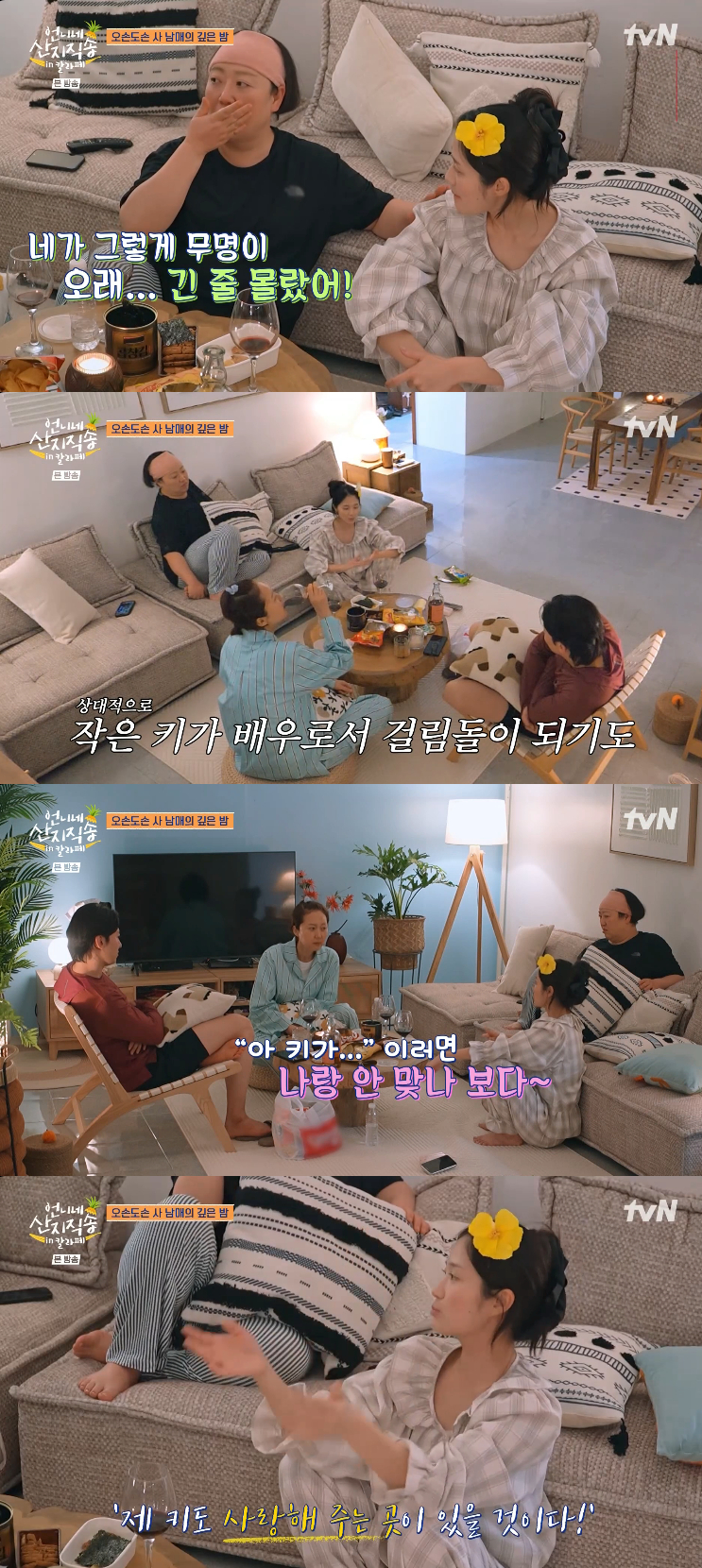 /Photo=tvN 'Sisters' Direct Delivery from the Mountain in Calafate' broadcast screen