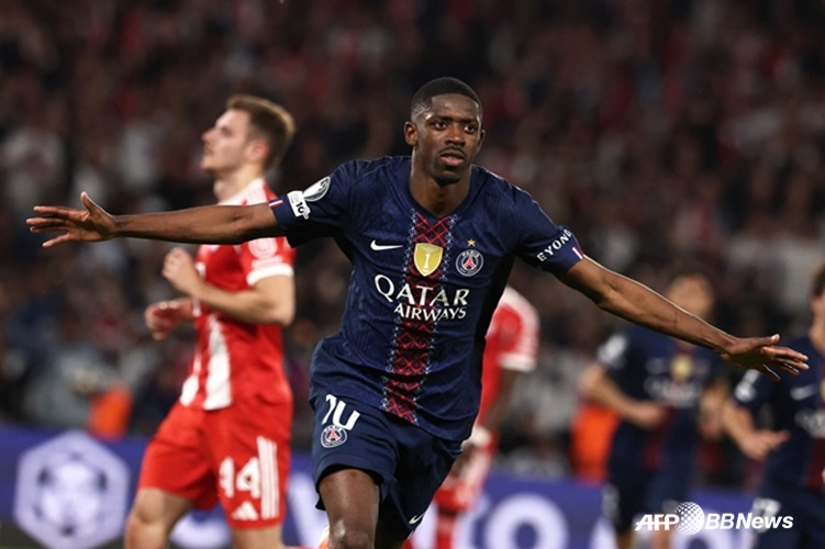 PSG forward Ousmane Dembélé. /AFPBBNews=NEWS1