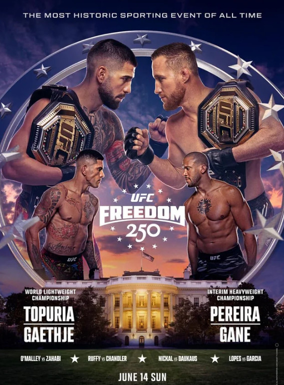 UFCフリーダム250ポスター。 /写真=UFC提供