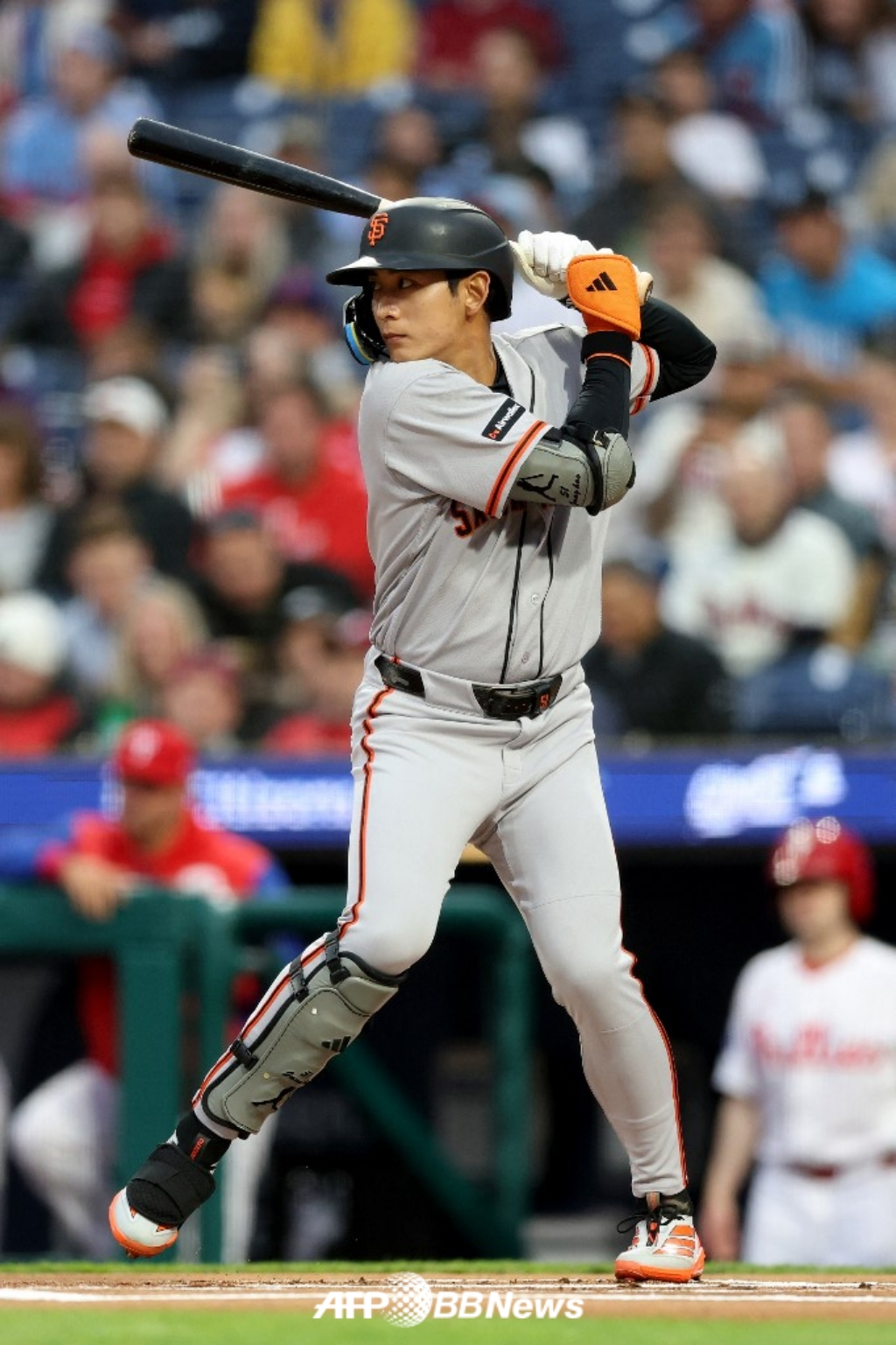 San Francisco Giants outfielder Lee Jung-hoo. /AFPBBNews=NEWS1