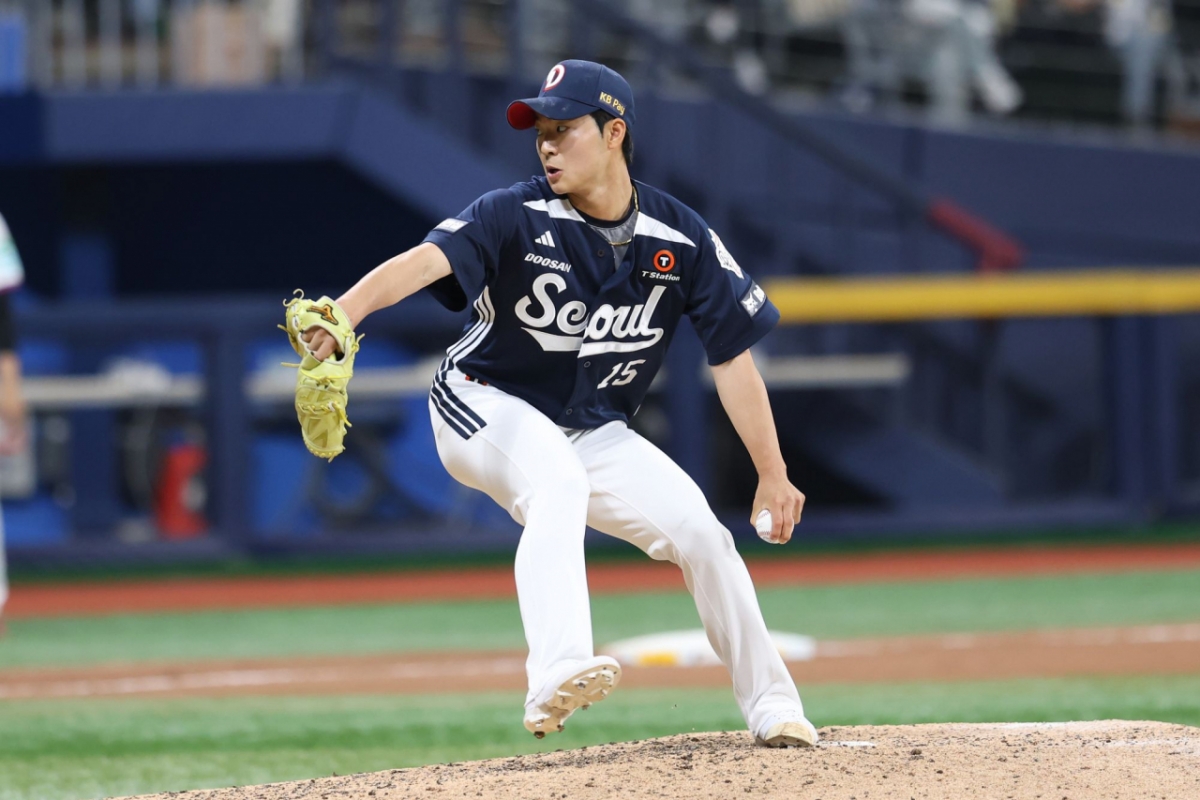 Doosan Bears left-handed pitcher Choi Ju-hyeong. /Photo=Doosan Bears provided