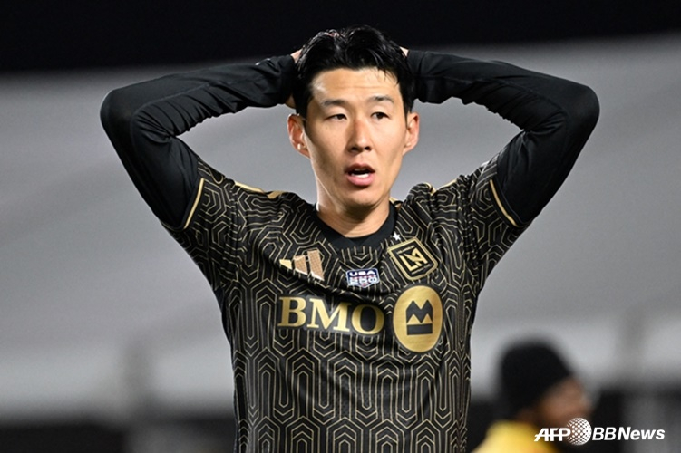 LAFC forward Son Heung-min. /AFPBBNews=NEWS1
