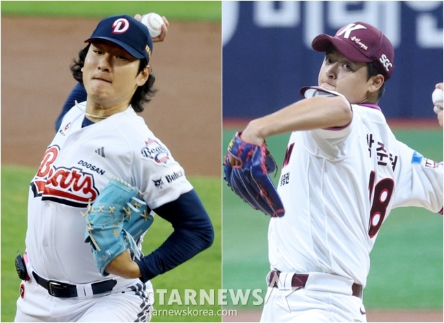 오늘(3일) 고척서 '신·구 광속구 전쟁→'158㎞' 곽빈vs '159㎞' 박준현 맞대결!