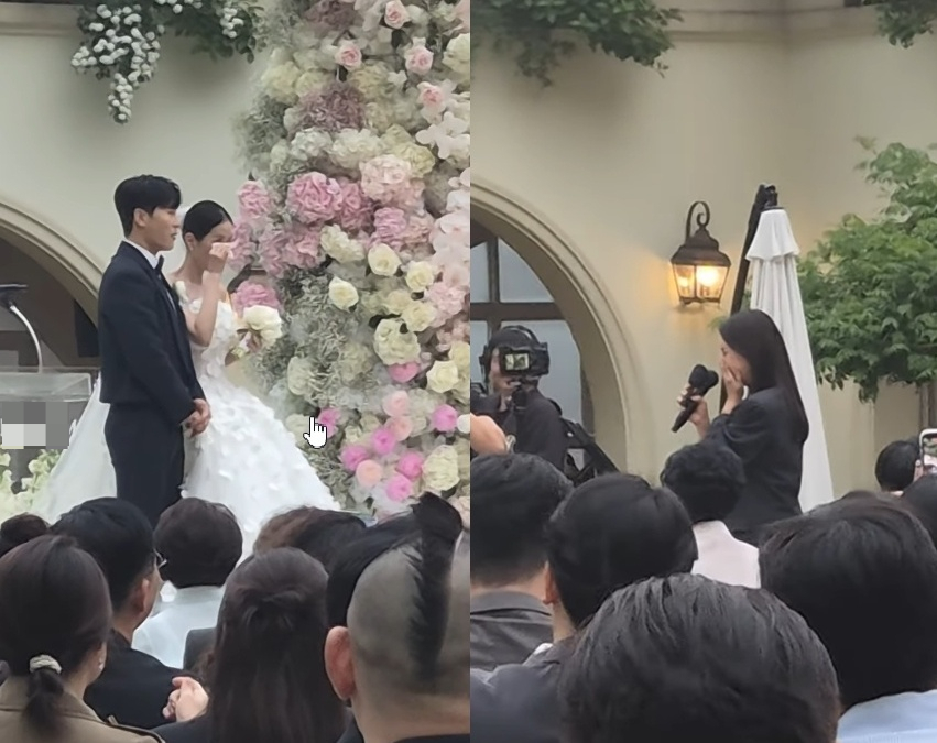 "시집 못 갈 줄.." 백지영, 신지 결혼식서 축가 중단 '눈물 왈칵' [스타이슈]