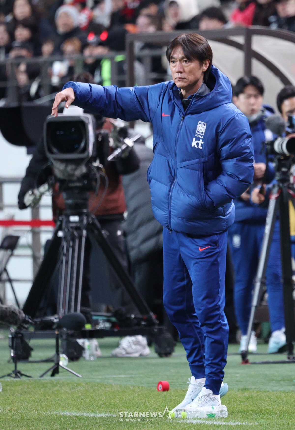 Hong Myung-bo, head coach of the South Korea national football team. /Photo=Chief correspondent Kim Jin-kyung