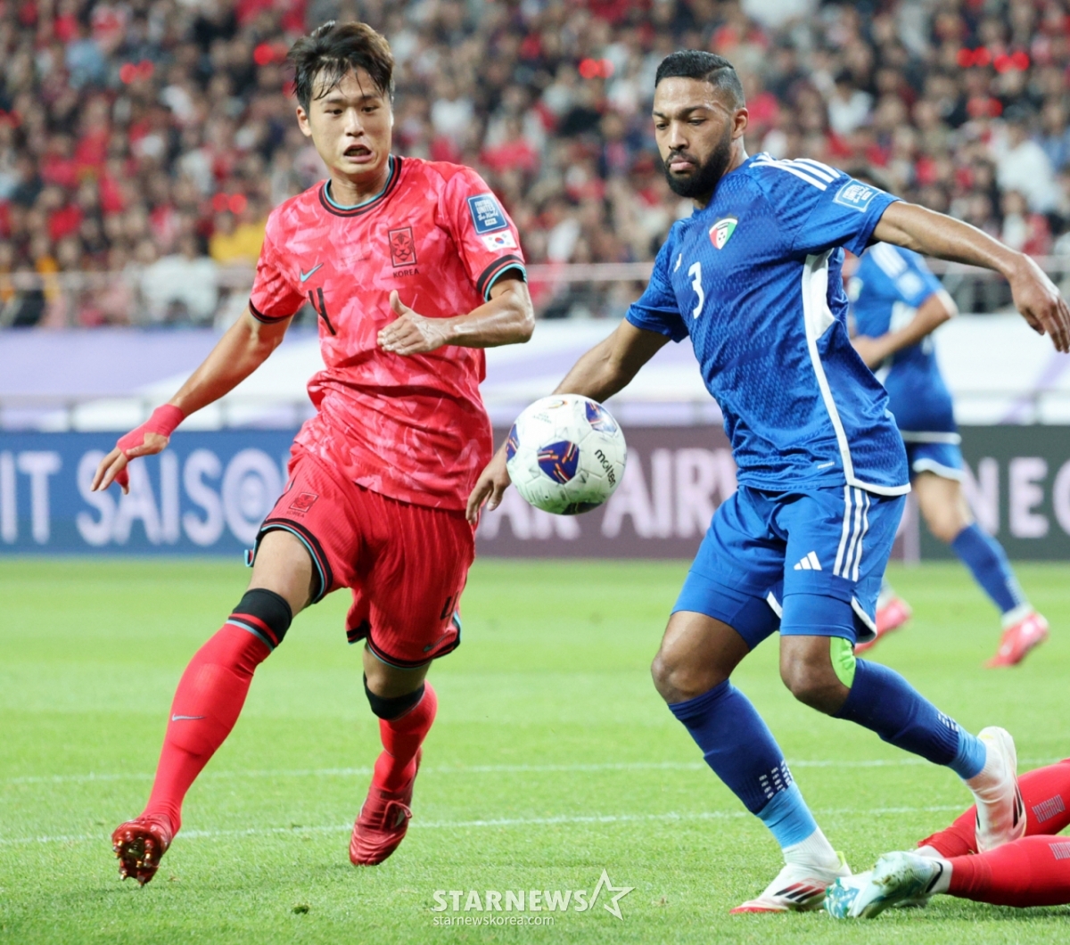 Kim Ju-seong, center-back of the South Korea national football team. /Photo=Senior reporter Kang Young-jo