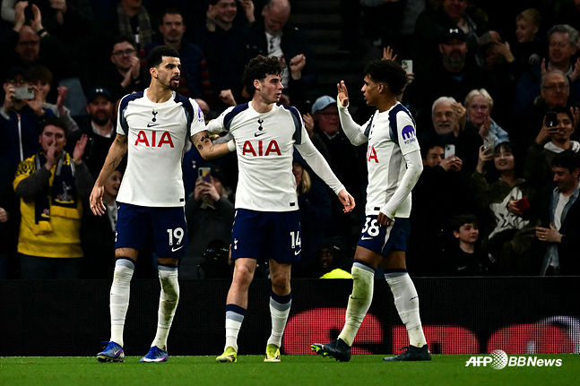 Đội tuyển Tottenham Hotspur. /AFPBBNews = Tin tức 1