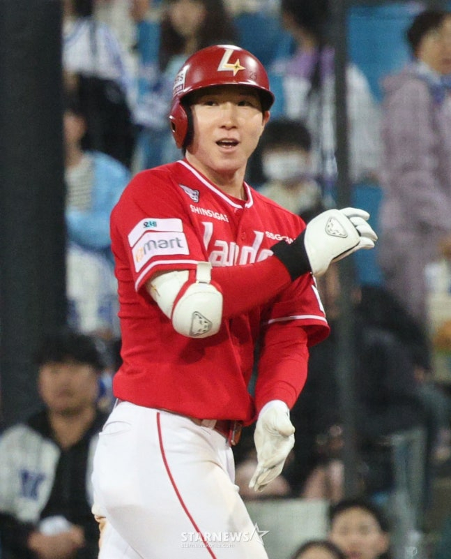 SSG Landers Park Sung-han. /Photo=Chief correspondent Kim Jin-kyung