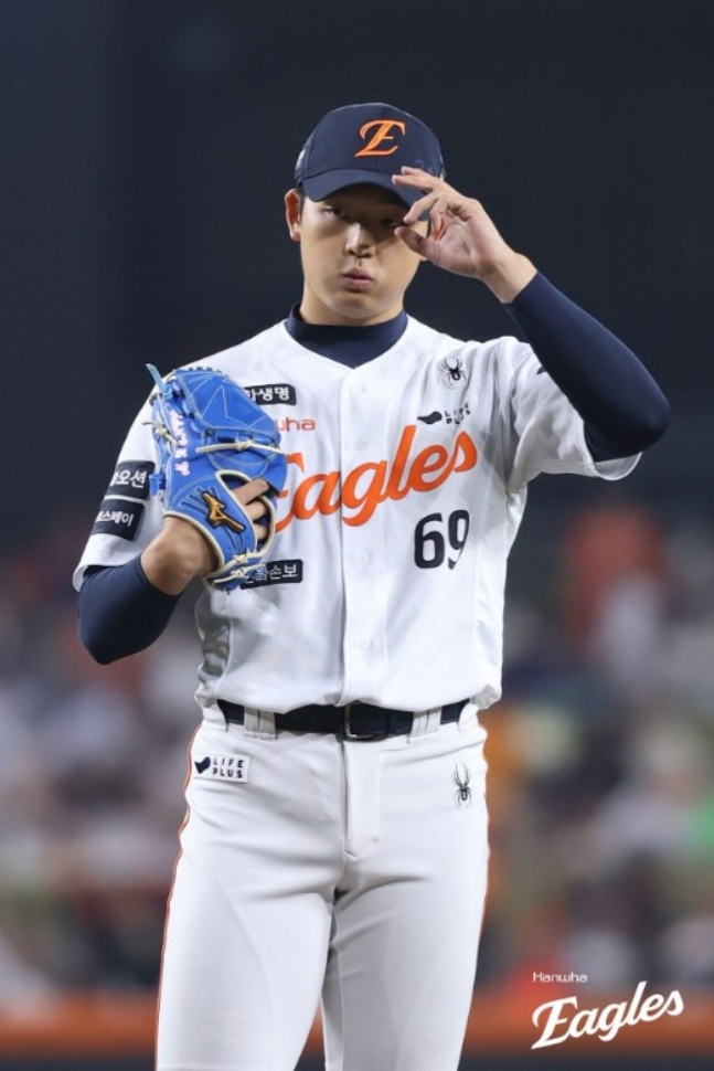 Hanwha's Kang Geon-woo. /Photo=Hanwha Eagles