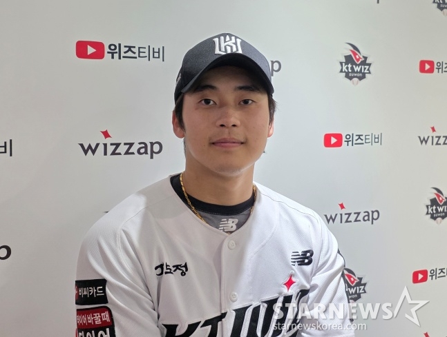 Park Young-hyun de KT sostuvo una entrevista con los medios después de liderar a su equipo a la victoria en el partido contra Suwon Lotte el día 5. /foto=reportero Kim Dong-yoon