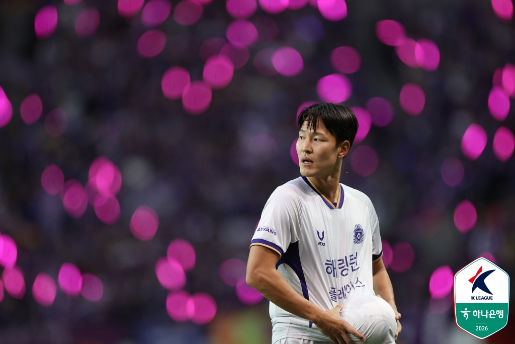 Hậu vệ Kwon Kyung-won của FC Anyang. /Ảnh = Liên đoàn bóng đá chuyên nghiệp Hàn Quốc cung cấp