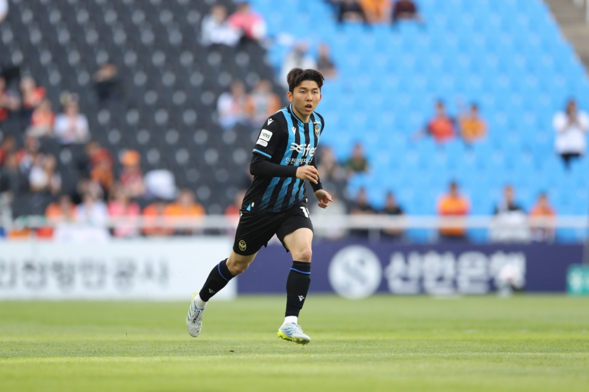 仁川（インチョン）ユナイテッドMFのソ·ジェミン。 /写真=韓国プロサッカー連盟提供