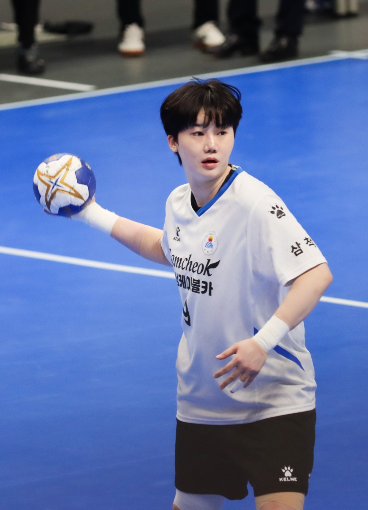 Vận động viên giành huy chương Olympic Kim On Ah. /Ảnh = Hiệp hội bóng ném Hàn Quốc cung cấp 
