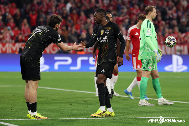 이강인 못 뛰었지만 PSG 웃었다... '김민재 급투입' 뮌헨과 1-1 무→합계 6-5로 'UCL 결승'