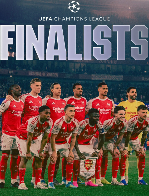 Các cầu thủ Arsenal. Ảnh = Cap màn hình SNS chính thức của Arsenal