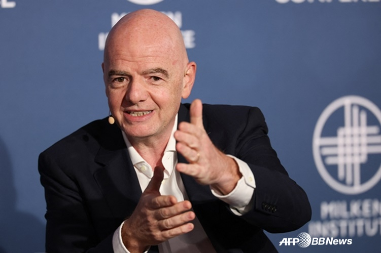 FIFA President Gianni Infantino. /AFPBBNews=NEWS1