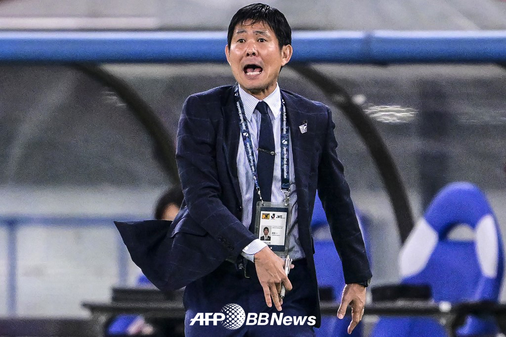 Hajime Moriyasu, entrenador de la selección de fútbol de Japón. /AFPBBNews=NEWS1