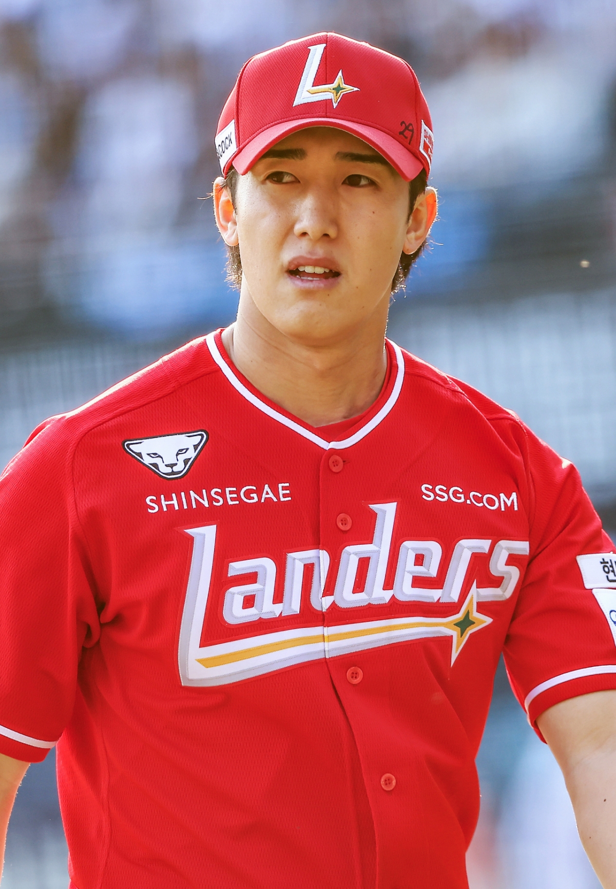 Koji Hiramoto. /Photo=SSG Landers