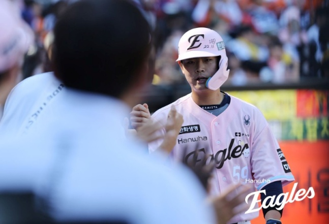 '와' 한화 진짜 복 받았다! 23세 포수가 OPS 리그 톱10 눈앞이라니... 1G 3안타 치고도 활활 "4안타 못 쳐봤다, 해보겠다" [대전 현장]