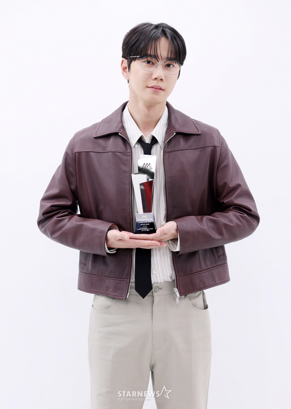 Lee Joon Young phỏng vấn người đoạt giải AAA / Ảnh = Phóng viên Kim Hwi Sun hwijpg@