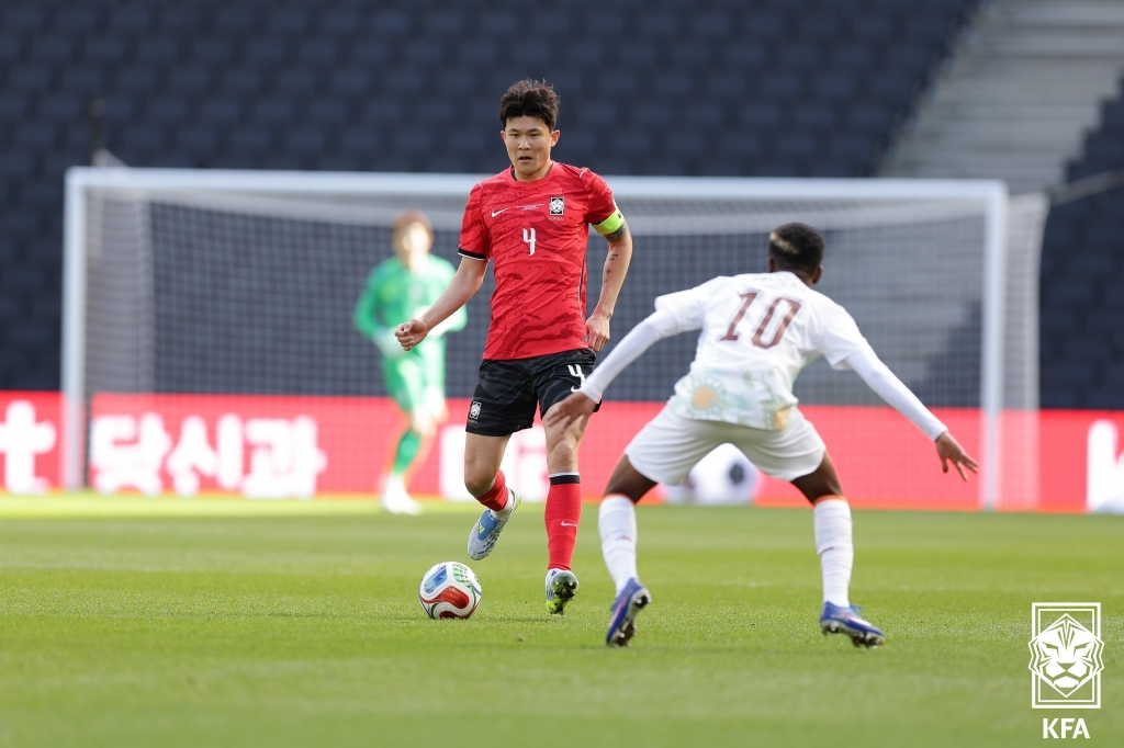 South Korea national team center back Kim Min-jae. /Photo=Provided by the Korea Football Association