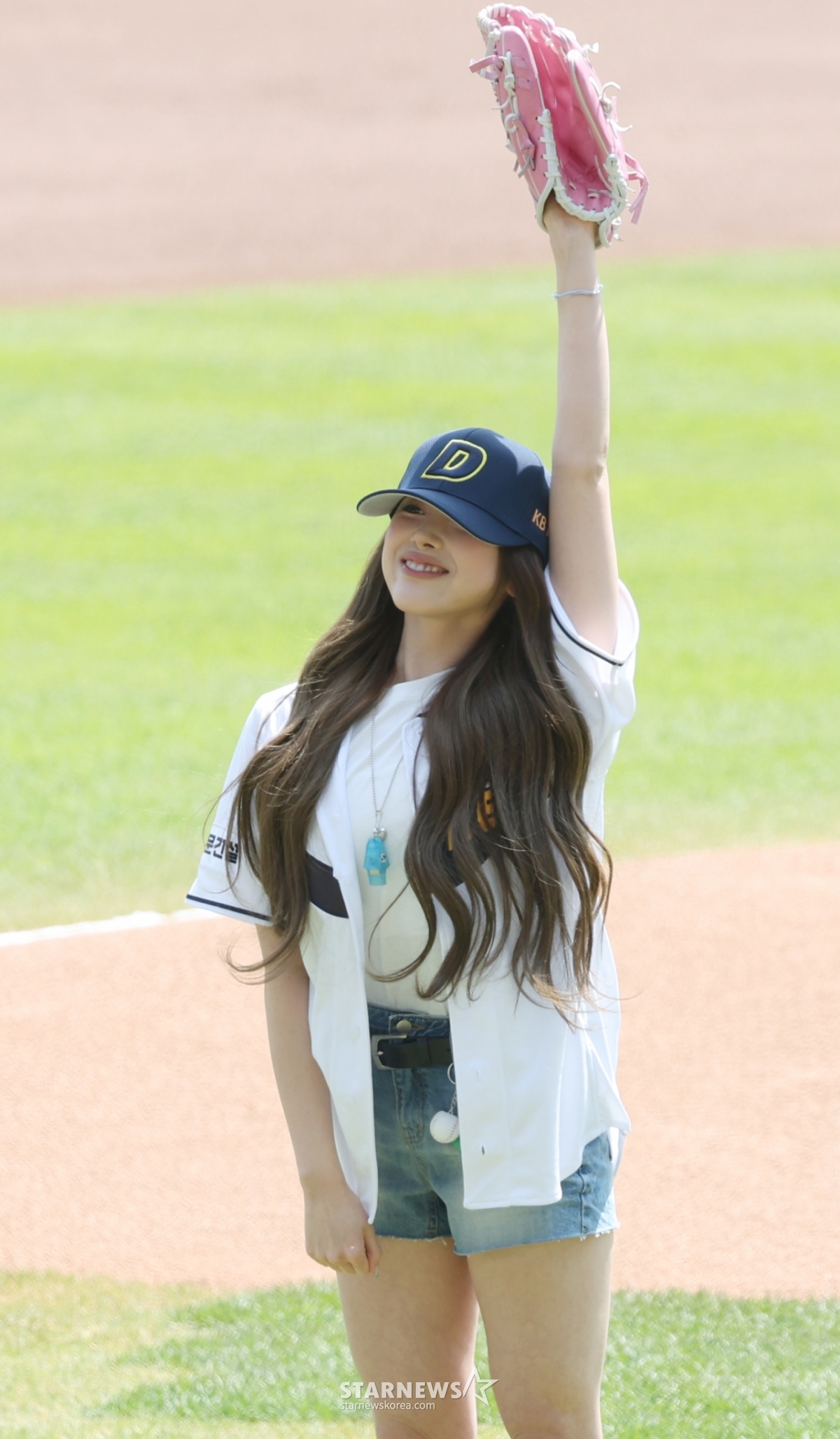 [포토] 김지우, 엔믹스 대표로 왔어요
