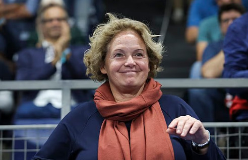 Stefanos Tsitsipas's mother. /Photo=Daily Mail archive