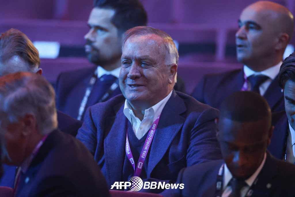 Former Curaçao national football team head coach Dick Advocaat. /AFPBBNews=NEWS1