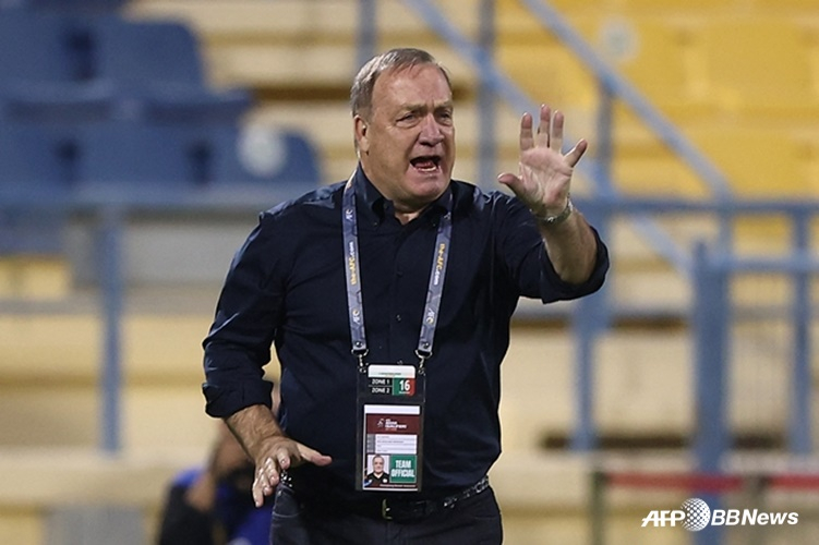 El entrenador Dick Advocaat. /Foto=AFPBBNews=News1