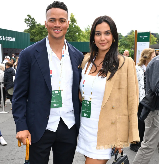 Jemina Jenas y su exesposa, Ellie Penfold. /Foto=The Sun (recorte)
