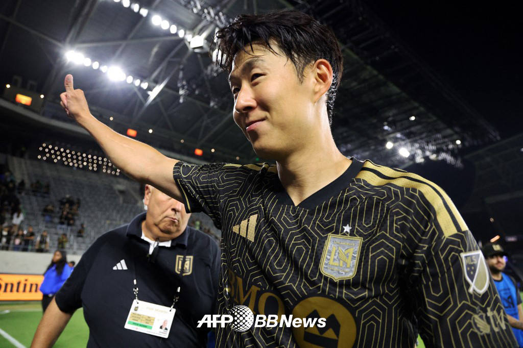 他就是美国职棒大联盟(MLS) LAFC前锋孙兴慜。 =法新社BBNews=新闻1。