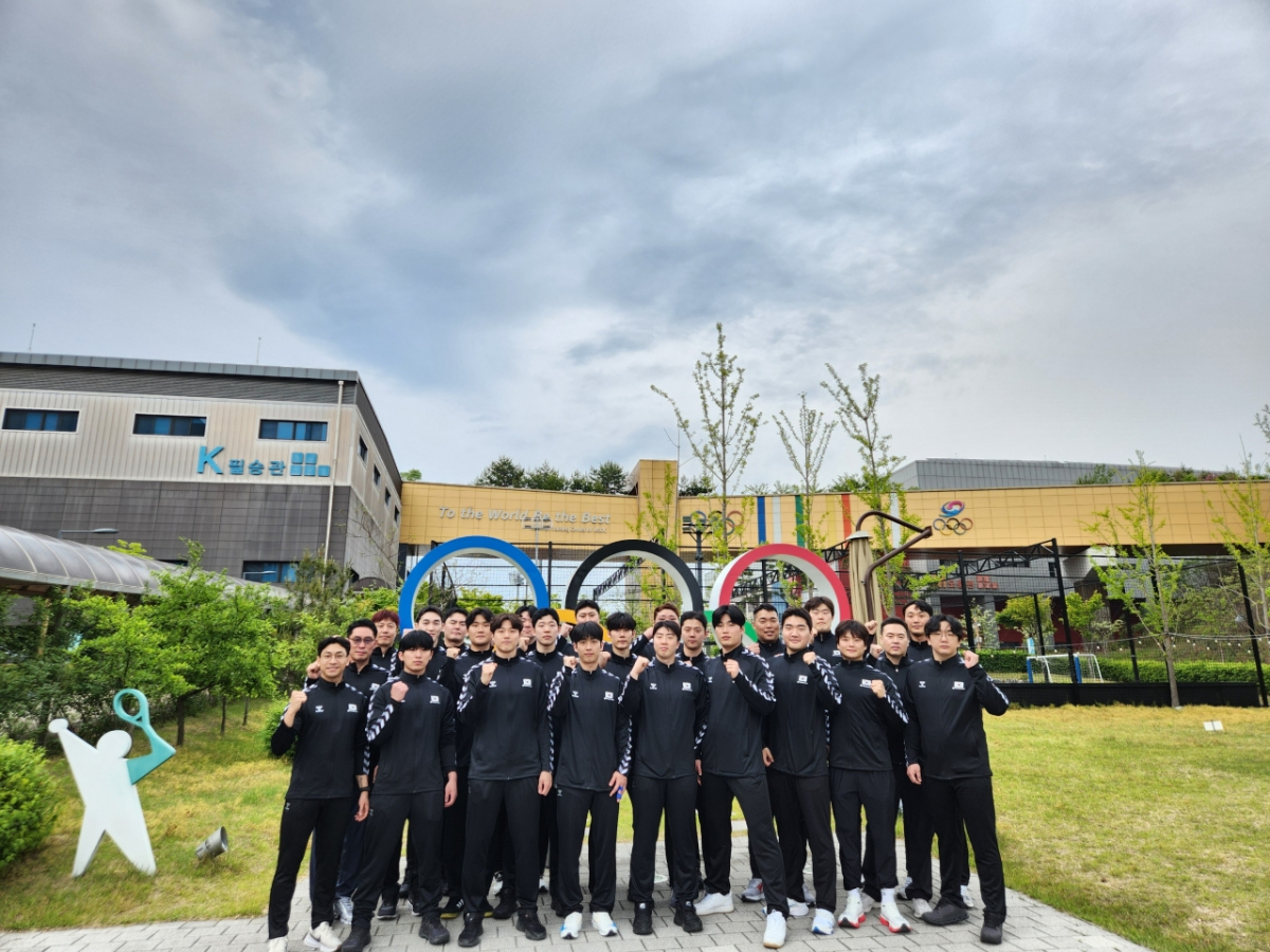 ハンドボール韓国男子代表チーム。 /写真=大韓ハンドボール協会提供