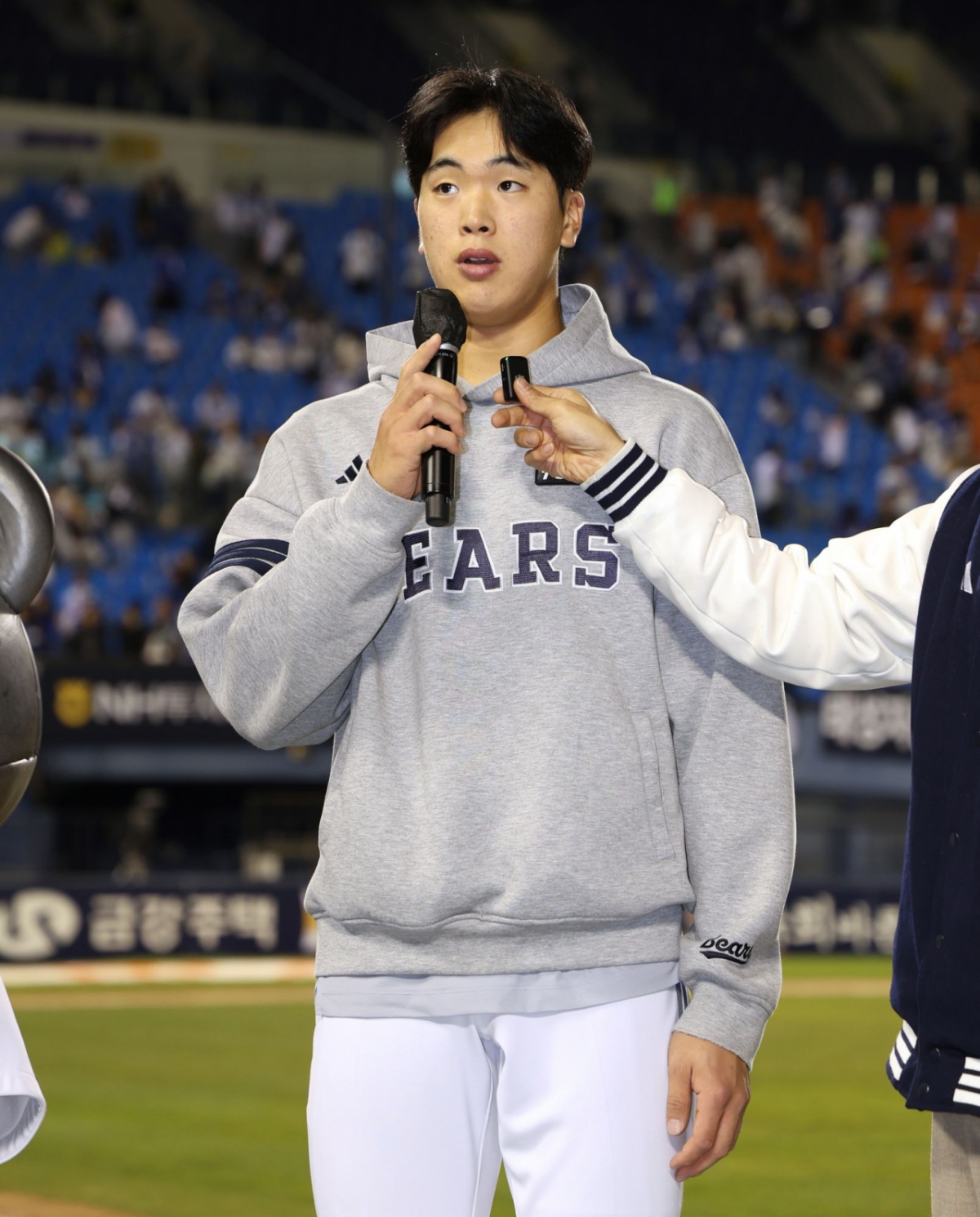 Cầu thủ ném bóng Choi Jun Ho của Doosan Bears. /Ảnh = Doosan Bears cung cấp