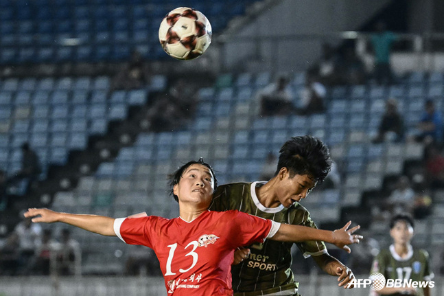 Equipo de fútbol femenino de Corea del Norte, ciudad natal. /AFPBBNews=NEWS1